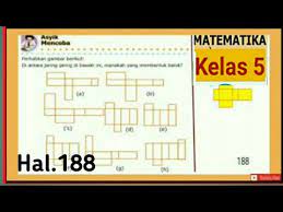 Audiobook sd kelas 5 tema 7 2 1 peristiwa kehidupan peristiwa. Jawaban Matematika Kelas 5 Sd Mi Halaman 188 Asyik Mencoba Jaring Jaring Balok Youtube