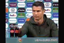Cristiano ronaldo's removal of coca cola bottles at a euro 2020 press conference on monday was followed by $4 billion being knocked off the company's market value. Dcvdvmhm1u1zlm