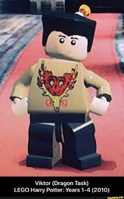 At the final level for year 2, the basilisk, when you are at the point where you have to use wingardium leviosa to stab the basilisk, if you slip and fall into the water, there is a high chance that the basilisk will disappear. Viktor Dragon Task Lego Harry Potter Years 1 4 2010 Ifunny Lego Harry Potter Harry Potter Years Harry Potter Memes Hilarious