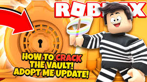 It is large and circular with ornate detail and had a lock in the middle. How To Crack The Vault In Adopt Me New Adopt Me Pet Shop Update Roblox Youtube