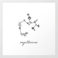 Maybe you would like to learn more about one of these? Sagittarius Floral Zodiac Constellation Art Print Sagittarius Floral Zo Sagittarius Constellation Tattoo Sagittarius Tattoo Designs Zodiac Constellation Art