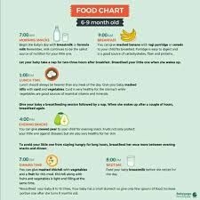 Diet Chart For A 6 Months Old Baby