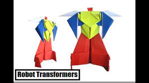 See more of cara membuat origami on facebook. Cara Membuat Mainan Anak Dari Kertas Origami Robot Transformers Yang Keren Origami Paper Youtube