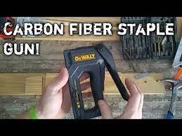 Its high/low power switch allows for tool use with a multitude of materials. Dewalt Carbon Fiber Composite Staple Gun Youtube
