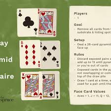 Every time you play solitaire, you compete with yourself for your best high score. Pyramid Solitaire Card Game Rules
