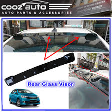 Check spelling or type a new query. Perodua Bezza Rear Top Windscreen Glass Visor Spoiler
