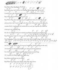 Rag Mama Rag The Band Guitar Chord Chart In F Major Real Key Guitar Chord Chart Guitar Chords Guitar Lessons
