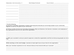 Print the worksheet about digital citizenship and complete the exercises to help you practise your english! Boy Scout Merit Badge Citizenship In The Community Worksheet For 8th Grade Lesson Planet