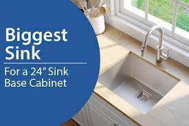 Home » kitchen & bath » cabinets & vanities » unfinished cabinets. Biggest Sink Possible For A 24 Inch Sink Base Cabinet Largest Possible Sink Directsinks