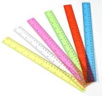 Student Stationary Plastic Ruler Sets for School Supplies