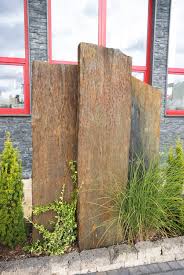 Schieferstelen Sichtschutz Garten Sichtschutz Pflanzen Garten Landschaftsbau