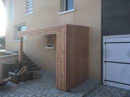 Bien choisir son auvent de porte. Realisation D Un Auvent De Porte D Entree Martin Coppens Concept Bois Facebook
