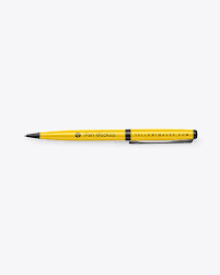 Matte Pen Mockup In Stationery Mockups On Yellow Images Object Mockups
