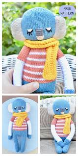 A little blush on its cheeks makes our souls sing! Knit Toy Koala Amigurumi Free Knitting Patterns