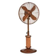 Deco Breeze 19 In Nautica Outdoor Fan Dbf2500 The Home Depot Outdoor Standing Fans Outdoor Fan Standing Fans