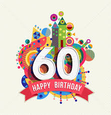 Iti multumesc pentru toti anii in care ai fost primul gand dimineata si ultimul seara iar fiecare an mai frumos ca cel care a trecut. La Multi Ani 60 An Felicitare Poster Culoare Ilustratie Vectoriala C Cienpies 6589154 Stockfresh