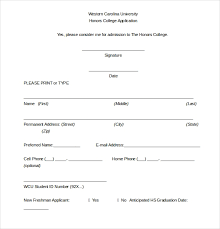 19 College Application Templates Pdf Doc Free