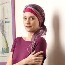 Acheter foulard chimio préformé Sophia Look Hat Me mauve pour femme –  foulard cancer pas cher