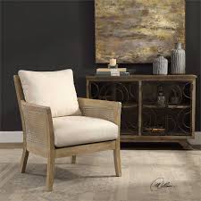 Uttermost Encore Armchair Natural White Armchair Natural Armchair Armchair