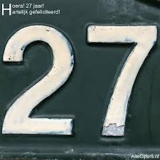 Hoera 27 Jaar Felicitatie Afbeelding Update 2021 Allecijfers Nl