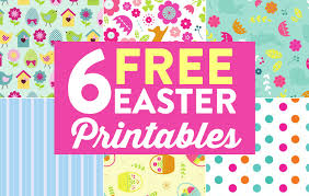 Cut out the pyramid templates. Free Easter Papers Paper Craft Download