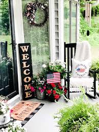 Creating The Perfect Summer Front Porch With Kirkland S Insiders Half Full Summer Front Porches Front Porch Decorating Porch Decorating