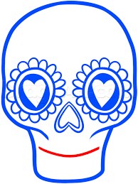 How To Draw A Sugar Skull Easy Step By Step Skulls Pop Culture Free Online Drawing Tutorial Ad Easy Halloween Drawings Sugar Skull Drawing Pumpkin Drawing