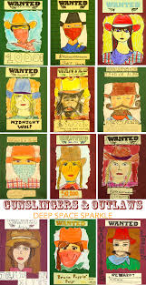 You can use your phones!) evaluate the different routes to california and create a poster advertising the route you would have taken (will this require a ship or wagon?). Gunslingers Outlaws Art Project Deep Space Sparkle