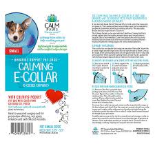 Pressand hold, receiver collar will have a continuous vibration/shock, and stop after 10 seconds. Calm Paws Behavior Support Trade Calming E Collar Dog Collars Petsmart