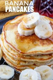Banana Pancakes An Easy And Tasty Breakfast Recipe Banana Pancakes Banana Pancakes Recipe Recipes