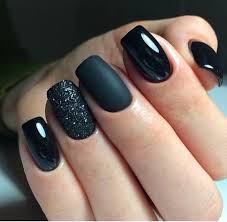 60 trendy matte black nails designs inspirations for ladies black acrylic nail designs nails cute nail polish