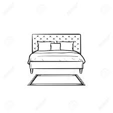 Bett Mit Kissen Hand Gezeichnete Umriss Vektor Symbol Schlafzimmermobel Fur Schlaf Bett Mit Kissen Vektor Illustration Skizze Fur Druck Lizenzfrei Nutzbare Vektorgrafiken Clip Arts Illustrationen Image 98685896