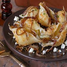 Market Matters Conchiglioni With Balsamic Glazed Sweet Onions Gorgonzola Sippitysup Sweet Onion Balsamic Glaze Gorgonzola