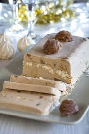 Buche Glacee Aux Marrons Et Meringue Recette Recette Gateaux Et Desserts Dessert Noel