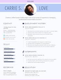 Here are some examples and ways you can show off your work. Social Media Specialist Resume Template Visme