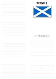Banner o scotland, also known as st andrew's cross or the saltire) consists of a white saltire defacing a blue field. Scotland Flag Printables For Kids