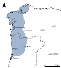 With an area of 29,574 km2 and 2,700,441 inhabitants in 2019, . General Distribution Of Atlantic Art In Galicia Spain And Northern Download Scientific Diagram