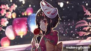 Tons of awesome red anime 4k wallpapers to download for free. 60 Fps Megumin Desktop Gif Anime Wallpaper On Make A Gif