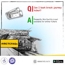 As Per Extant Rules Of Indian Railways Break Journey Ticket Is Not Available On Irctc Website For Passengers To Book To Online Tickets Train Tickets My Books