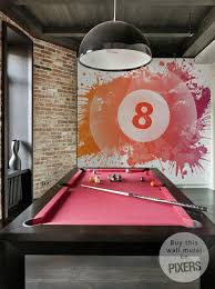 Eight Ball Inspiration Interiors Gallery Pixersize Com Pool Table Room Gamer Room Game Room