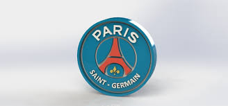 You can download in a tap this free paris st germain logo transparent png image. 3d Printed Paris Saint Germain Logo By Taiced3d Pinshape