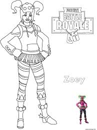 Coloriage Zoey Fortnite Girl Dessin A Imprimer Coloriage Dessin A Imprimer Coloriage A Colorier