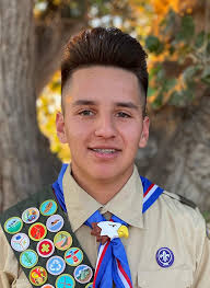 Abe Alejos received is Eagle Scout Award