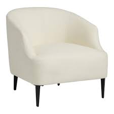 Ivory Carla Upholstered Chair Natural Polyester By World Market In 2020 Upholstered Chairs Upholster Furniture For Small Spaces