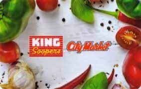 When you shop at king soopers, and use your king soopers loyalty card, you can receive rewards that can be credited towards your player registration fees. Gift Card Vegetable Kroger King Soopers City Market United States Of America King Soopers Col Us Kroking Sv1402561