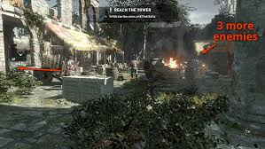 RISE OF THE TOMB RAIDER: The Acropolis - Market Square with Trinity Soldiers