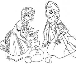 Disegni Da Colorare Elsa E Olaf Fredrotgans