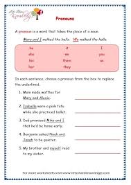 Grade 3 Grammar Topic 9 Pronouns Worksheets Pronoun Worksheets Personal Pronouns Worksheets Parts Of Speech Worksheets