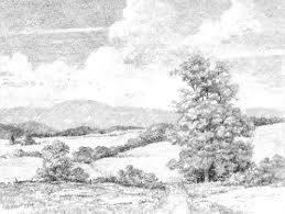 Follow these 4 easy steps to sketch any landscape you see. How To Draw A Landscape With Painterly Style With Graphite Alone