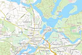 Neuer Garten Stadtplan Mit Satellitenaufnahme Und Hotels Von Berlin